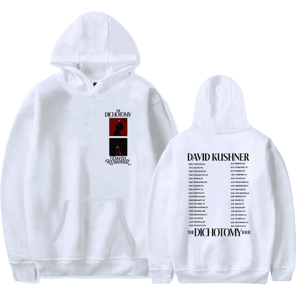 David Kushner Merch The Dichotomy Tour Hoodie New Fashion Cool Hoodies Men Women Sweatshirt Tracksuit Pullover Coat