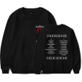thumbnail image 1 of David Kushner Merch The Dichotomy Tracklist Crewneck Men Women Long Sleeve Hoodie Streetwear Pullover Top, 1 of 3