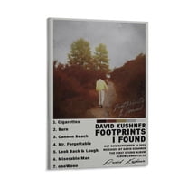 David Kushner Poster Album-Footprints I Found Poster Picture Print Canvas Poster Wall Paint Art Posters Decor Modern Home Artworks Gift 20x30inch(50x75cm)