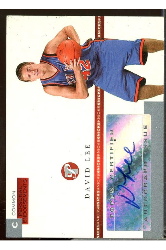 David Lee/215 Rookie Card 2005-06 Topps Pristine Personal Endorsements #CDL