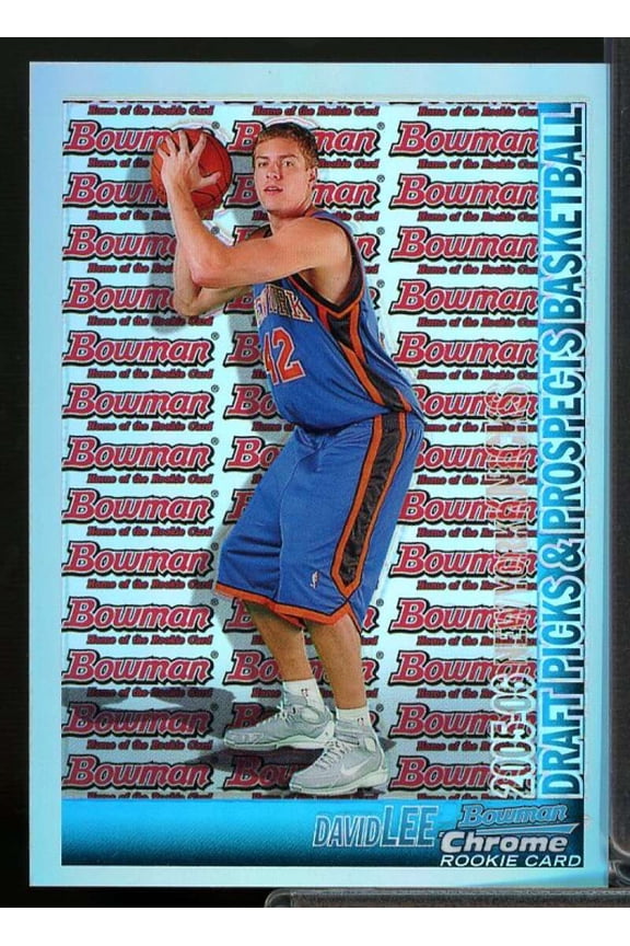 David Lee Rookie Card 2005-06 Bowman Chrome Refractors #143