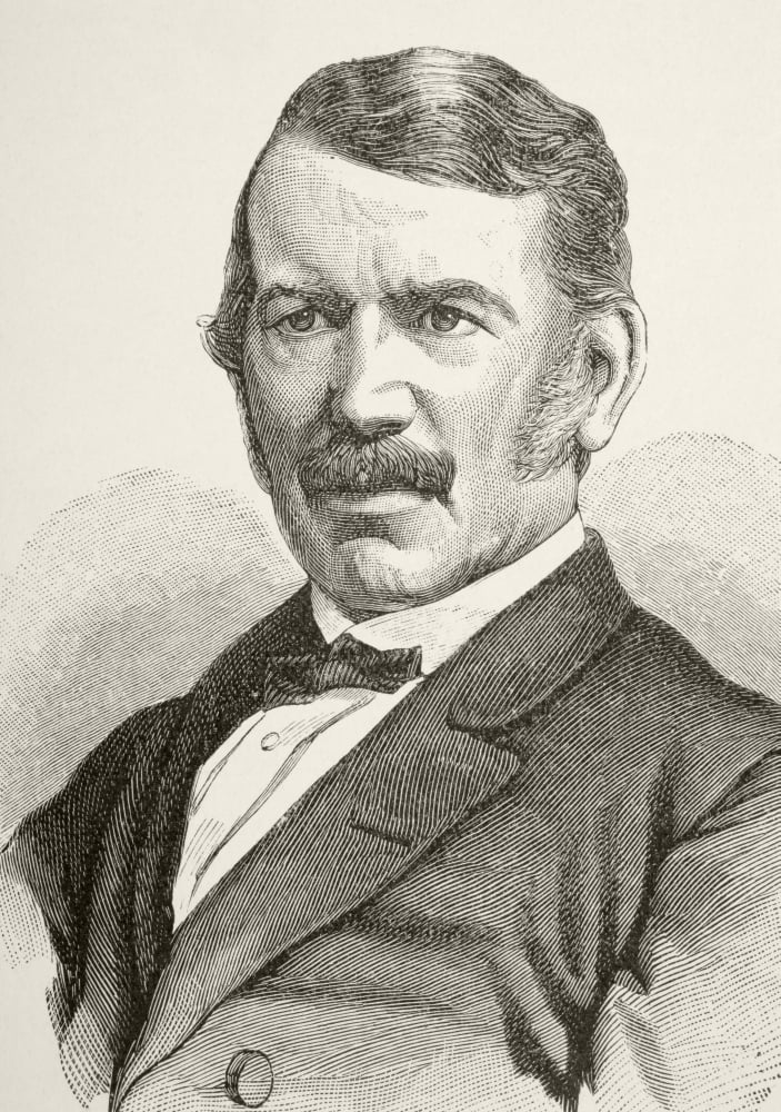 David Livingstone 1813 To 1873 Scottish Missionary And Explorer From Afrika Dets Opdagelse Erobring Og Kolonisation Published In Copenhagen 1901 Canvas Art - Ken Welsh Design Pics (12 x 17)