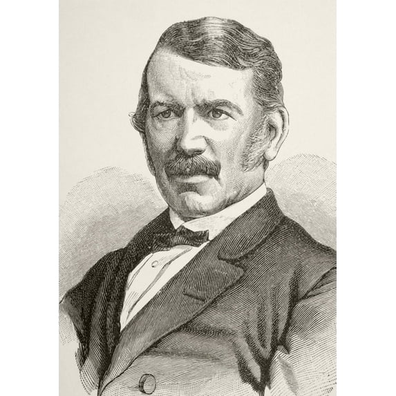 David Livingstone 1813 To 1873. Scottish Missionary And Explorer. From Afrika