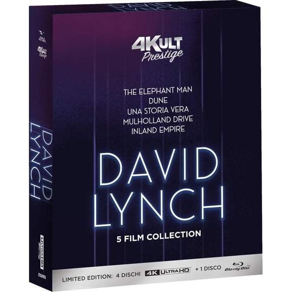 David Lynch - "4Kult Prestige Edition" - 5 Dischi (4 4K + 1 Bd) (4K Ultra HD) Vari David Lynch