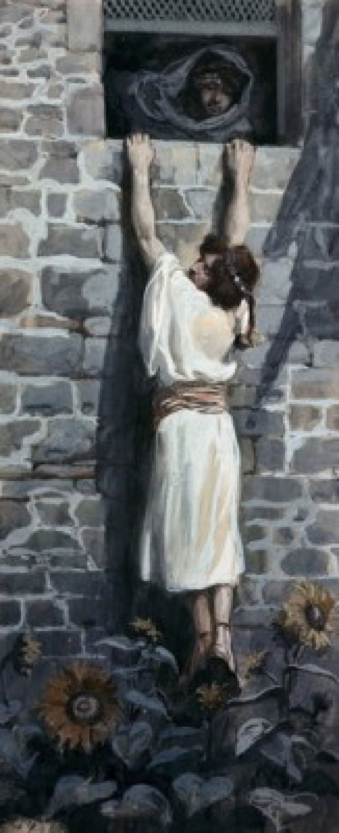 David Makes his Escape James Tissot (1836-1902 French) Jewish Museum New York Canvas Art - James Tissot (18 x 24)