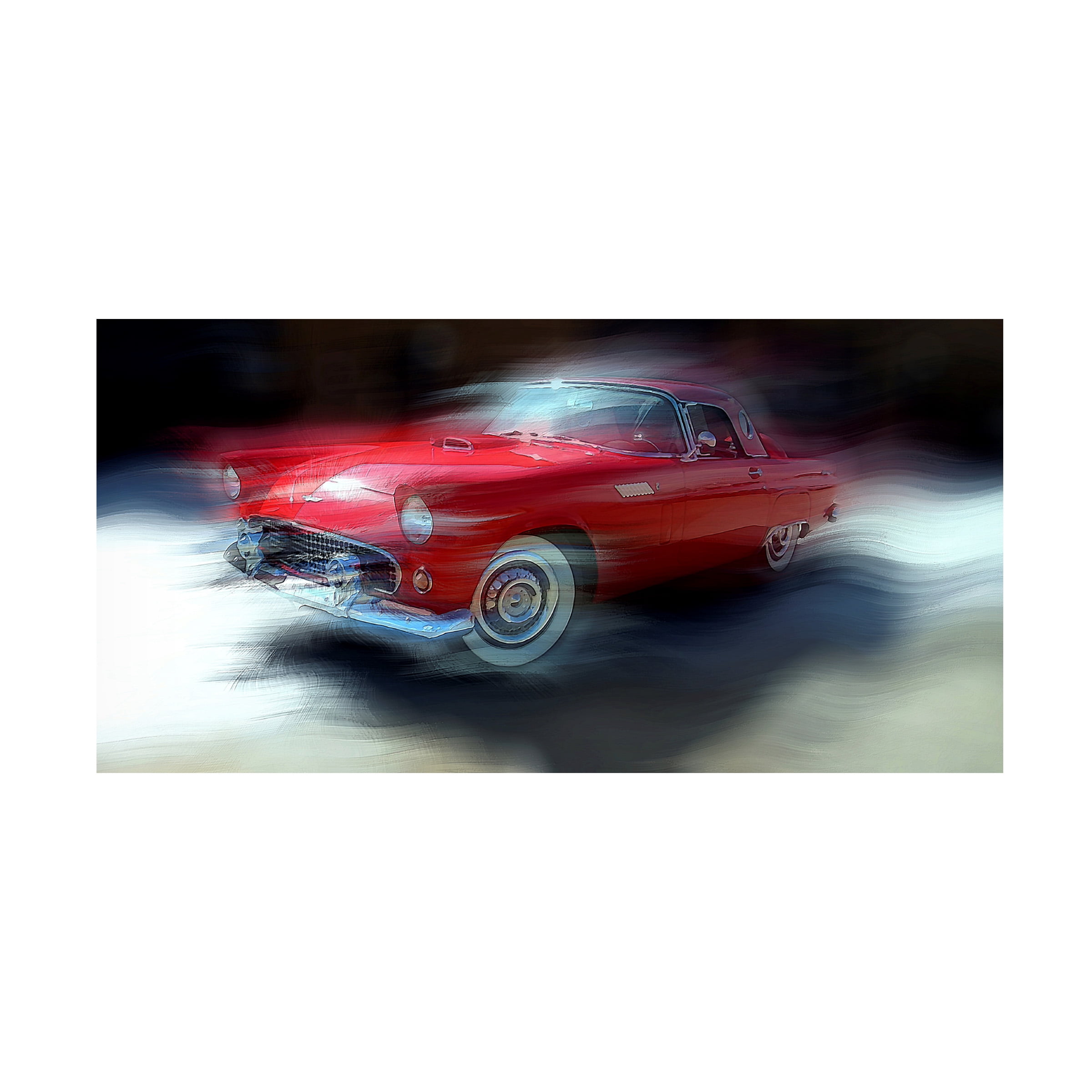 David Manlove 'Red Thunderbird' Canvas Art