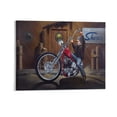 thumbnail image 1 of David Mann Motorcycle Art Gnghost Rider Prints Poster (28) Posters Art Print Wall Photo Paint Poster Hanging Picture Family Bedroom Decor Gift 08x10inch(20x25cm), 1 of 6
