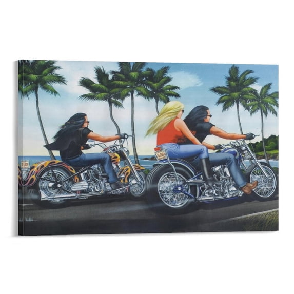 David Mann Motorcycle Art Gnghost Rider Prints Poster (34) Art Poster Canvas Painting Decor Wall Print Photo Gifts Home Modern Decorative Posters 24x36inch(60x90cm)