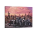 thumbnail image 1 of David Mann Motorcycle Art Gnghost Rider Prints Poster (43) Picture Print Canvas Poster Wall Paint Art Posters Decor Modern Home Artworks Gift 11x14inch(28x35cm), 1 of 6
