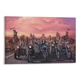 thumbnail image 1 of David Mann Motorcycle Art Gnghost Rider Prints Poster (43) Picture Print Canvas Poster Wall Paint Art Posters Decor Modern Home Artworks Gift 24x36inch(60x90cm), 1 of 6
