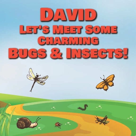 David Let's Meet Some Charming Bugs & Insects!: Personalized Books with Your Child Name - The Marvelous World of Insects, (Paperback)