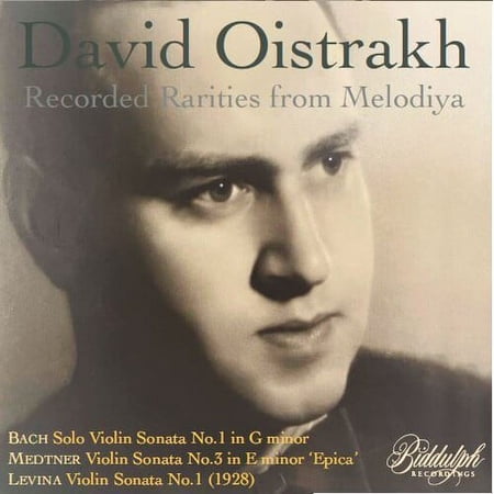 David Oistrakh - David Oistrakh Plays Bach, Medtner & Levina - CD