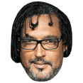 thumbnail image 1 of David Olusoga (Braids) Celebrity Mask, Flat Card Face, Fancy Dress Mask, 1 of 5