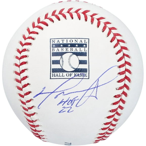 David Ortiz Boston Red Sox Autographed Hall of Fame Logo Baseball with "HOF 22" Inscription - Fanatics Authentic Certified