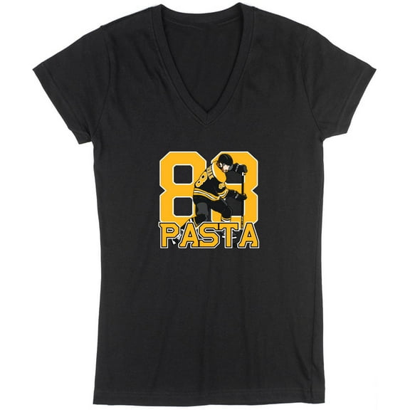 David Pastrnak 88 Pasta Boston LADIES V-NECK Shirt T-Shirt