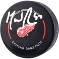 thumbnail image 1 of David Perron Detroit Red Wings Autographed Official Game Puck - Fanatics Authentic Certified, 1 of 2