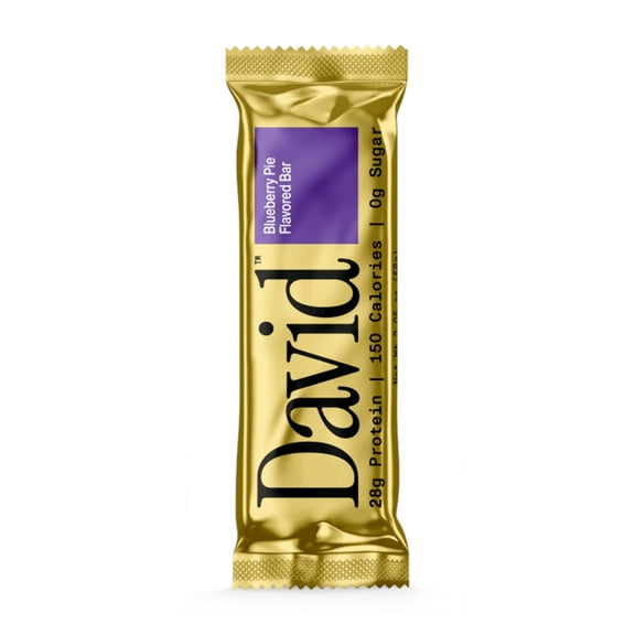 David Gold High Protein Bars, Blueberry Pie, 28g Protein - 1ct