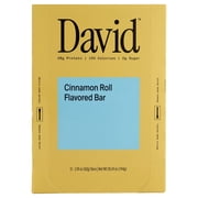 David Cinnamon Roll Flavored Bar 12 - 2.19 oz Bars