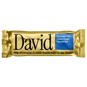 David High Protein Bars, Chocolate Chip Cookie Dough - 28g Protein