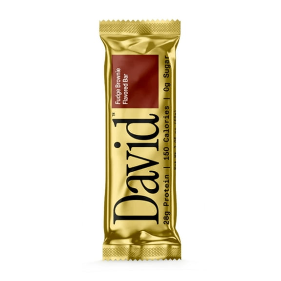 David Gold High Protein Bars, Fudge Brownie, 28g Protein - 1ct