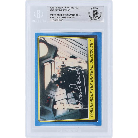 David Prowse Star Wars Trading Card