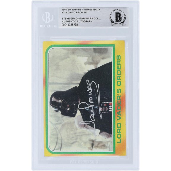 David Prowse Star Wars Trading Card