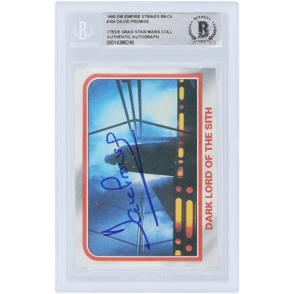David Prowse Star Wars Trading Card