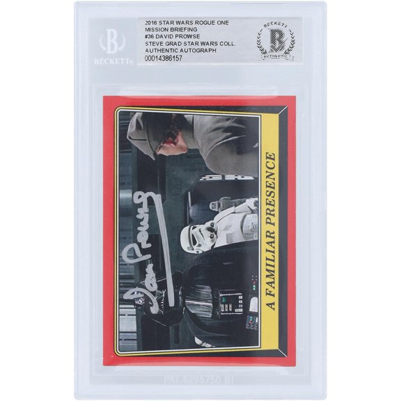 David Prowse Star Wars Trading Card