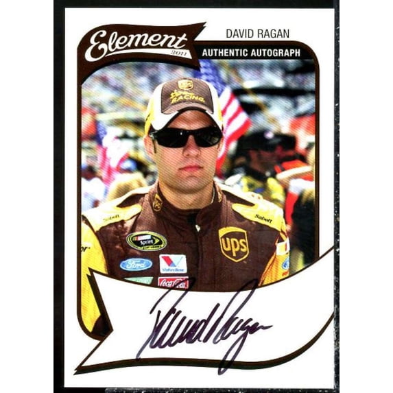David Ragan Card 2011 Element Autographs #44