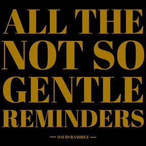 David Ramirez - All The Not So Gentle Reminders - Music & Performance - Vinyl