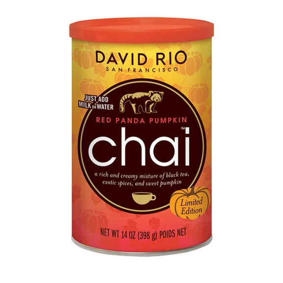 David Rio Red Panda Pumpkin Chai cs 6/14 oz