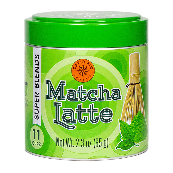 David Rio Super Blends Matcha Latte Retail Tin cs 6/2.3 oz