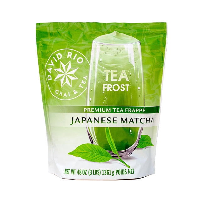 David Rio Tea Frost Japanese Matcha Frappe Mix cs 4/ 3 lb