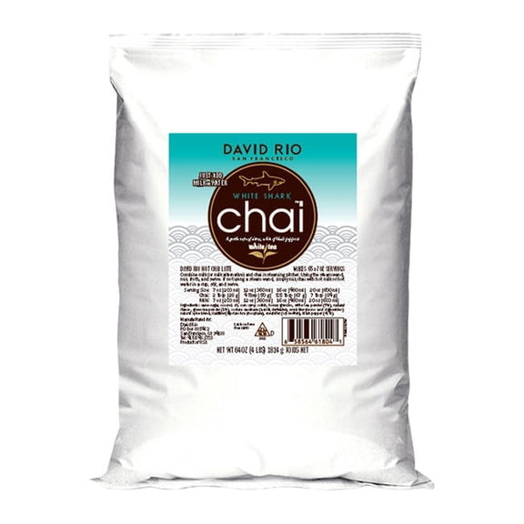 David Rio White Shark Chai Powdered Tea cs 4/4 lb