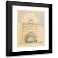 thumbnail image 1 of David Roberts 11x14 Black Modern Framed Museum Art Print Titled - Aberothock Abbey (1848), 1 of 5