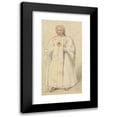 thumbnail image 1 of David Roberts 11x18 Black Modern Framed Museum Art Print Titled - A Dame De Picpus, 1 of 5