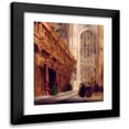 thumbnail image 1 of David Roberts 12x14 Black Modern Framed Museum Art Print Titled - King's College Chapel-Cambridge, 1 of 5