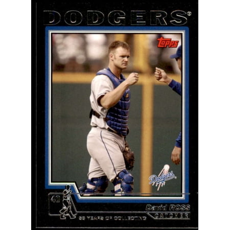 David Ross Card 2004 Topps Black #555