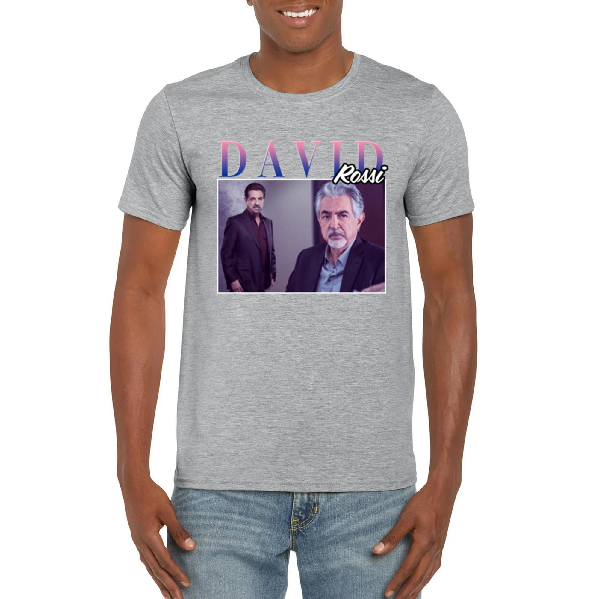 David Rossi Criminal Minds 90s Style TV Fan T-Shirt, for men & women ...
