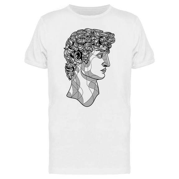 David Sculpture Graphic T-Shirt Men -Image by Shutterstock, Male Medium