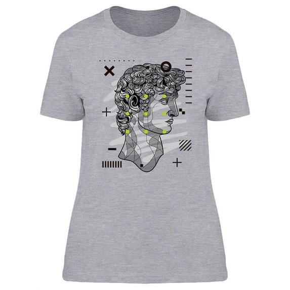 David Sculpture Modern Design T-Shirt Women -Image by Shutterstock, Female Small