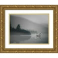 thumbnail image 1 of David Senechal Photographie 32x25 Gold Ornate Wood Framed with Double Matting Museum Art Print Titled - The Pilgrim Mists, 1 of 4