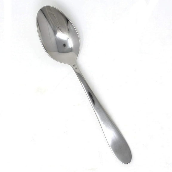 David Shaw Stainless Steel Soupspoons | Simple Alpia Design, Complements a Wide Variety of Flatware Patterns, Dishwasher Safe, Includes Six Spoons