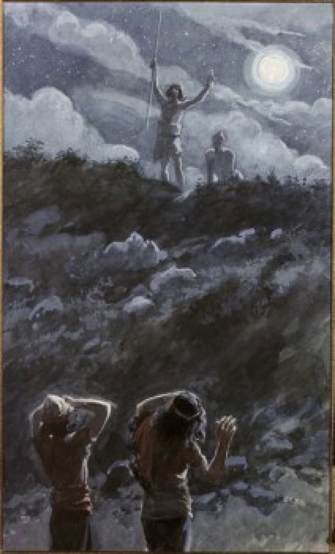 David Stops on a Hill James Tissot (1836-1902 French) Jewish Museum New York USA Canvas Art - James Tissot (24 x 36)