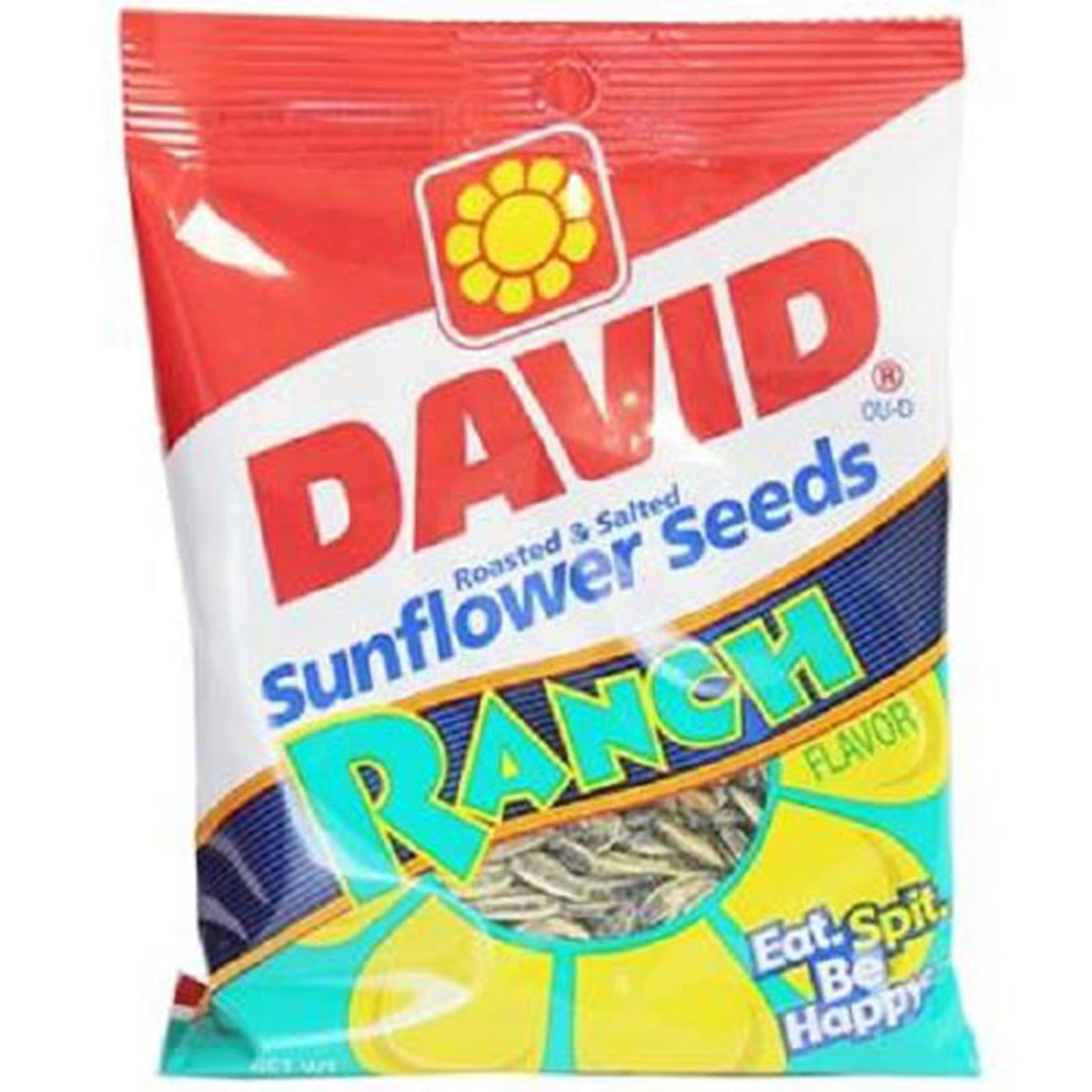 David, Sunflower Seeds Ranch , Count 12 (5.25 oz) Sunflower Seeds