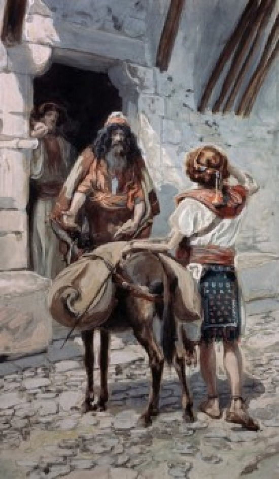 David Takes Saul the Presents from Jesse James Tissot (1836-1902 French) Jewish Museum New York Canvas Art - James Tissot (18 x 24)