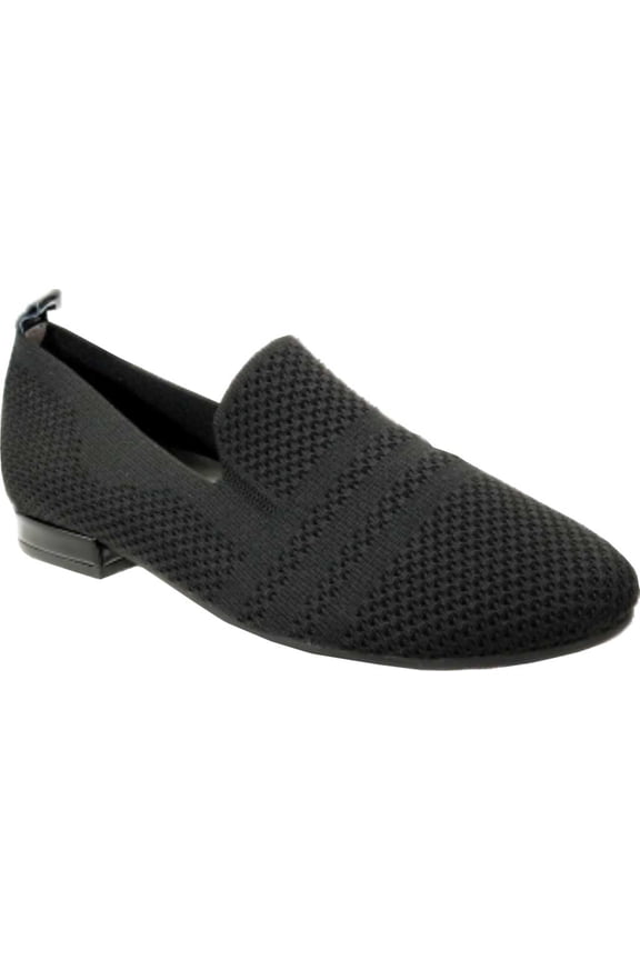 Women's Ultimate Stretched Knit Loafer- Black