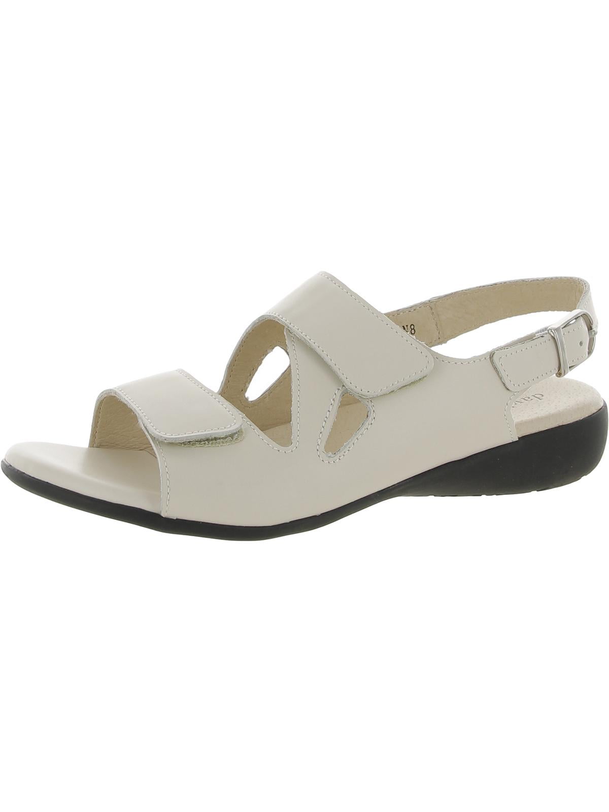 David Tate Womens Glove Leather Banded Slingback Sandals - Walmart.com