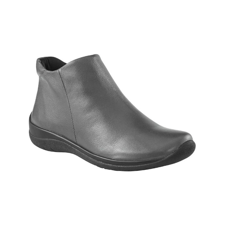 David Tate Womens Sportivo Leather Side Zipper Ankle Boots Walmart