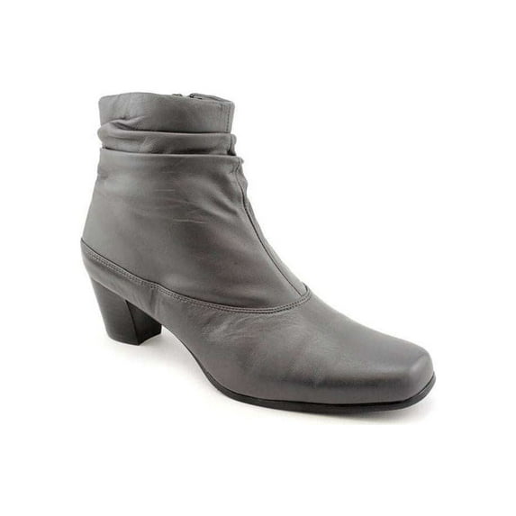 David Tate Womens Vera Leather Square Toe Ankle Fashion Boots
